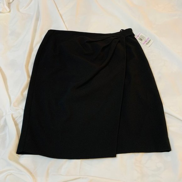 Alfani Black Pencil Skirt with Side Zipper Size 6 New With Tags - Picture 1 of 10